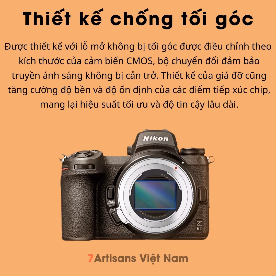 Ngàm chyển Viltrox E-Z Auto Focus Lens Sony gắn máy Nikon Z