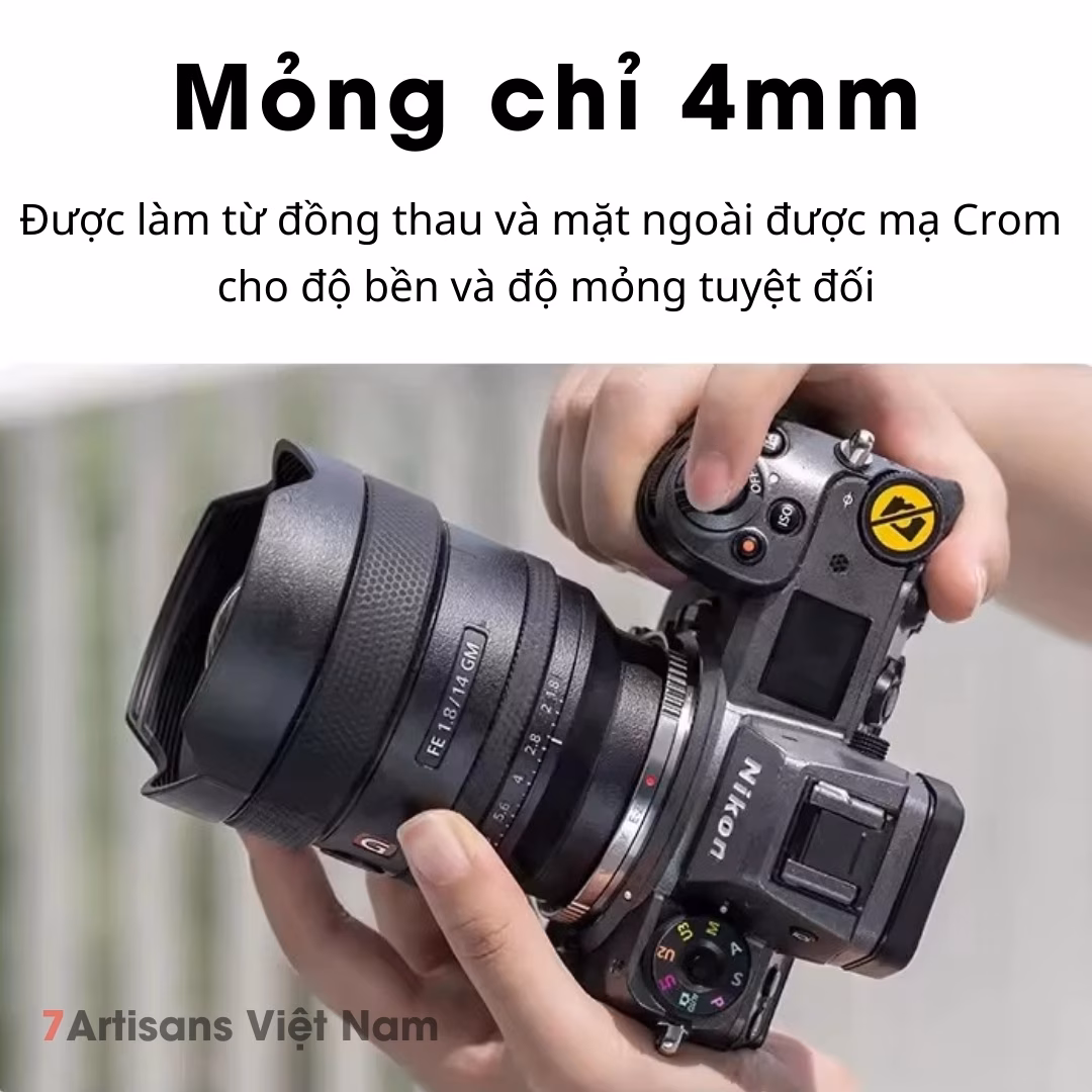 Ngàm chyển Viltrox E-Z Auto Focus Lens Sony gắn máy Nikon Z