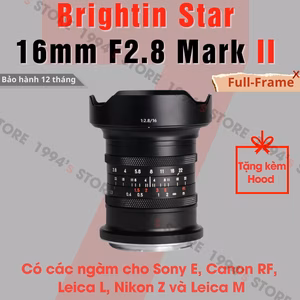 Brightin Star 16mm F2.8 Mark 2 – Lens siêu rộng cho Full-Frame