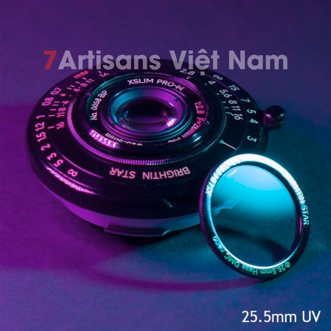Filter UV Brightin Star 25.5mm dùng cho lens Brightin Star 28mm F2.8 Pancake ngàm Leica M
