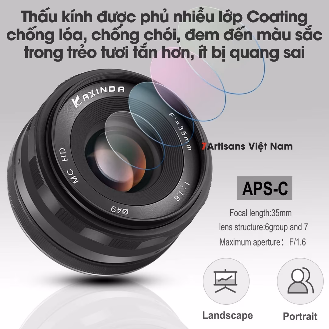 Kaxinda Meike 35mm F1.6 Mark II – Lens đa dụng