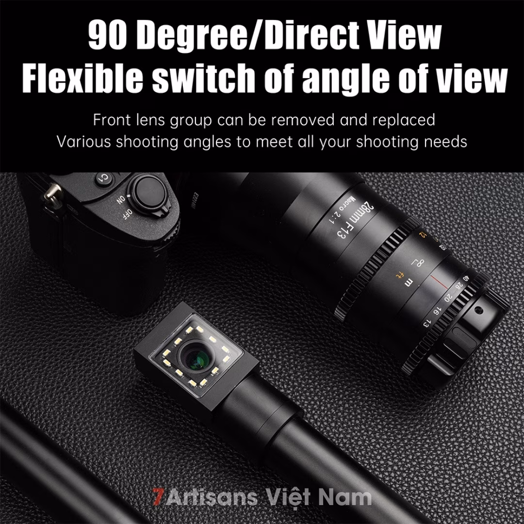 AstrHori 28mm F13  Probe lens Macro 2:1 – Lens siêu macro dành cho Full-Frame