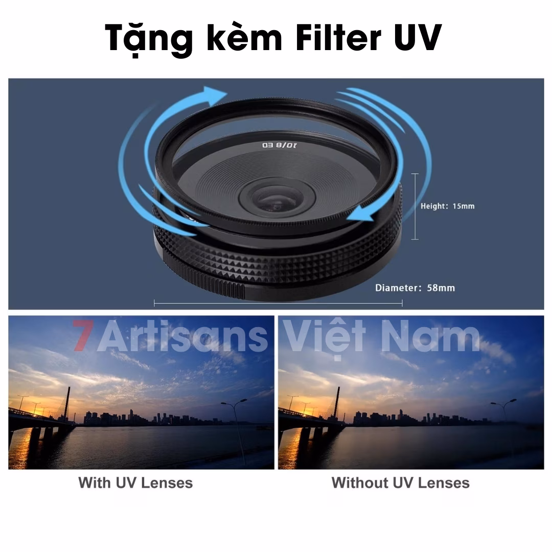 AstrHori/Rockstar 10mm F8 Mark II -Tặng kèm Filter UV