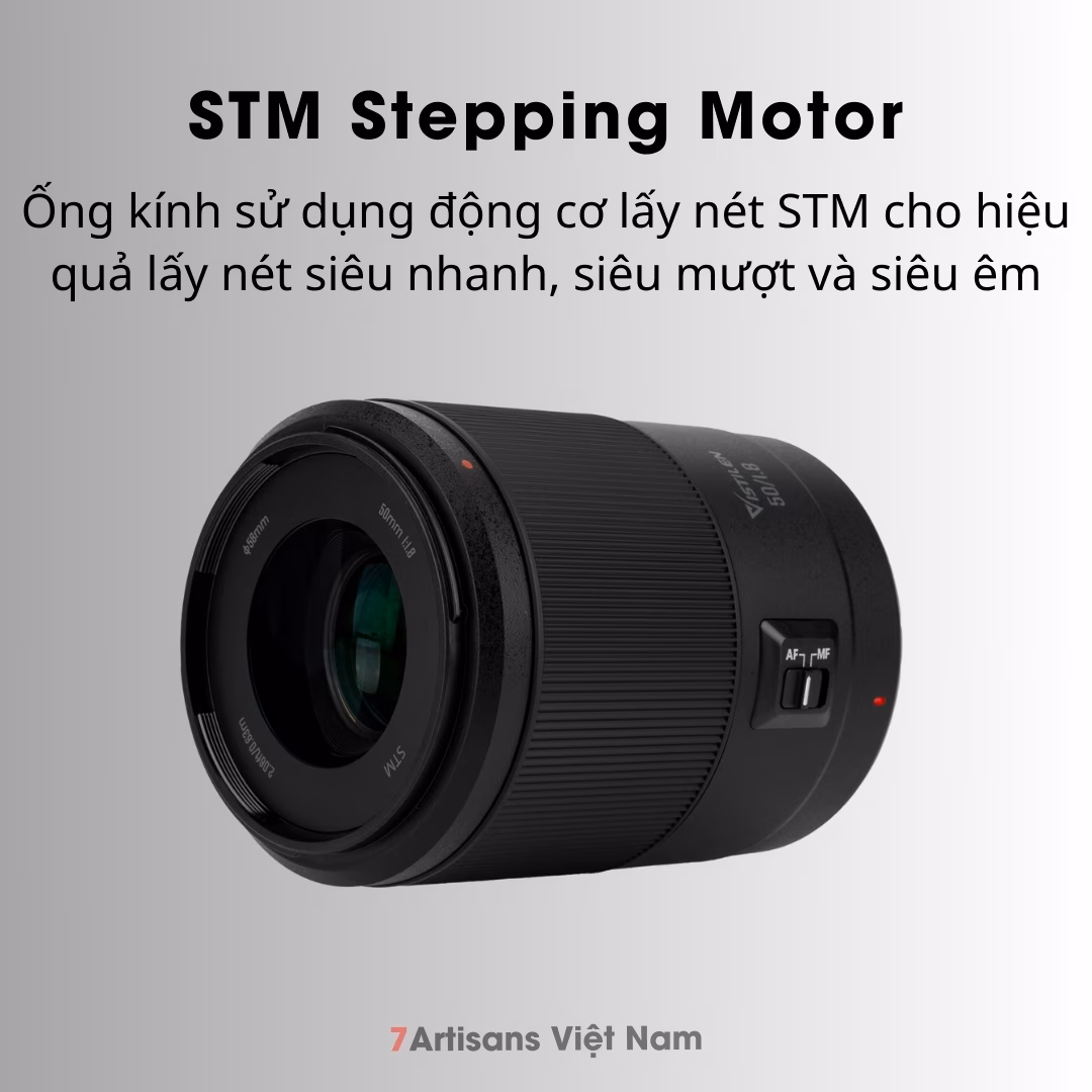 Vistilen AF 50mm F1.8 Auto Focus – Lấy nét tự động siêu nhanh