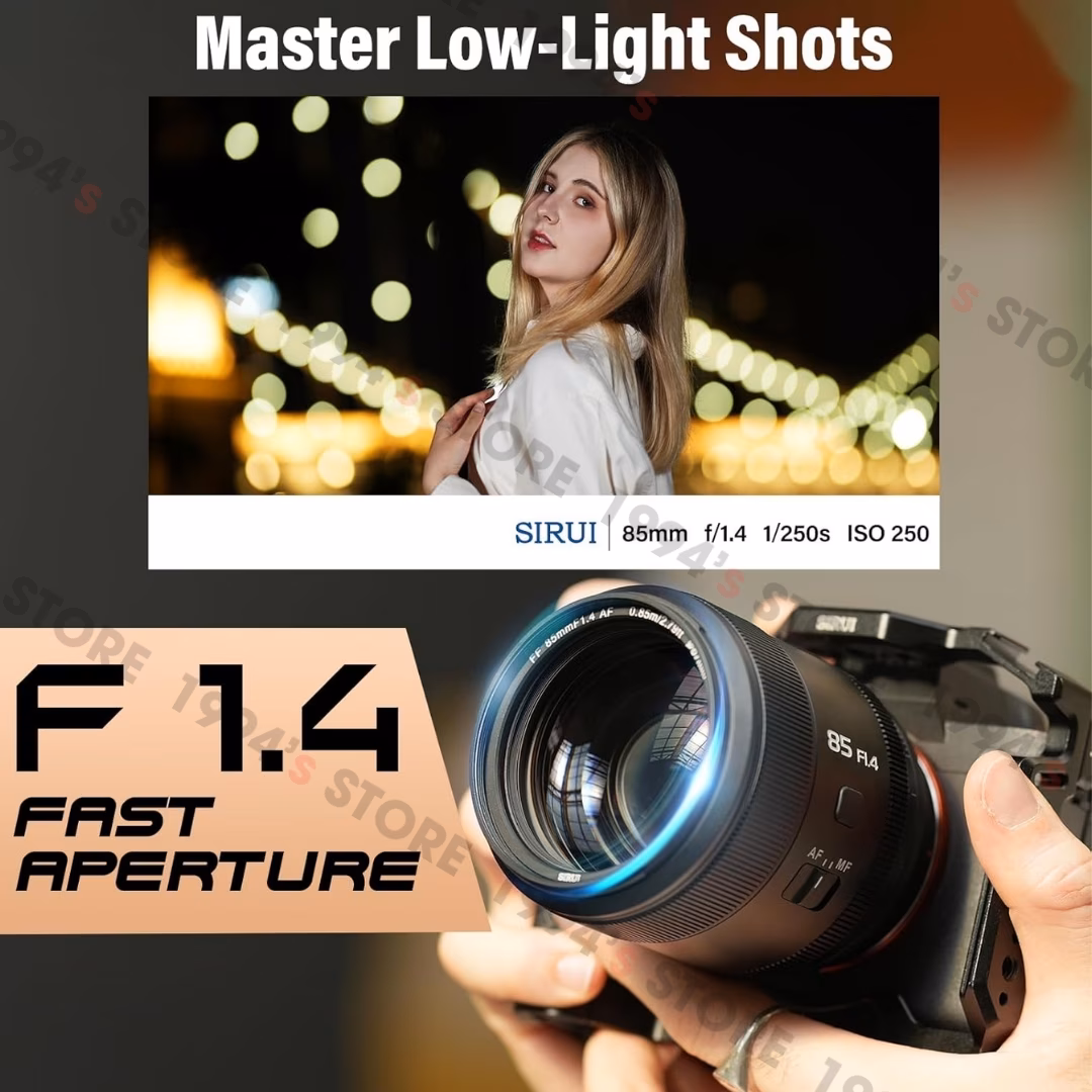 Sirui Aurora 85mm F1.4 AF chuyên để chụp chân dung xóa phông
