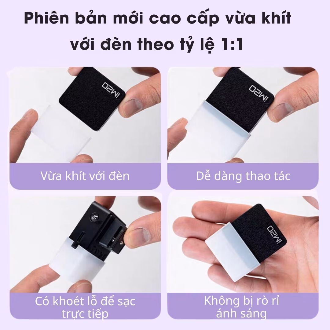 Bộ tản sáng 3 màu cho đèn Flash Godox iM20/ZF08 – Phiên bản mới cao cấp không bị hở sáng