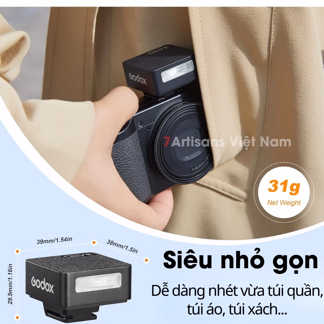 Godox iM20 – Đèn Flash Super Mini