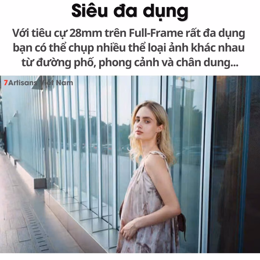 Viltrox 28mm F4.5 Chip AF dành cho Full-Frame – Lens Pancake có Auto Focus