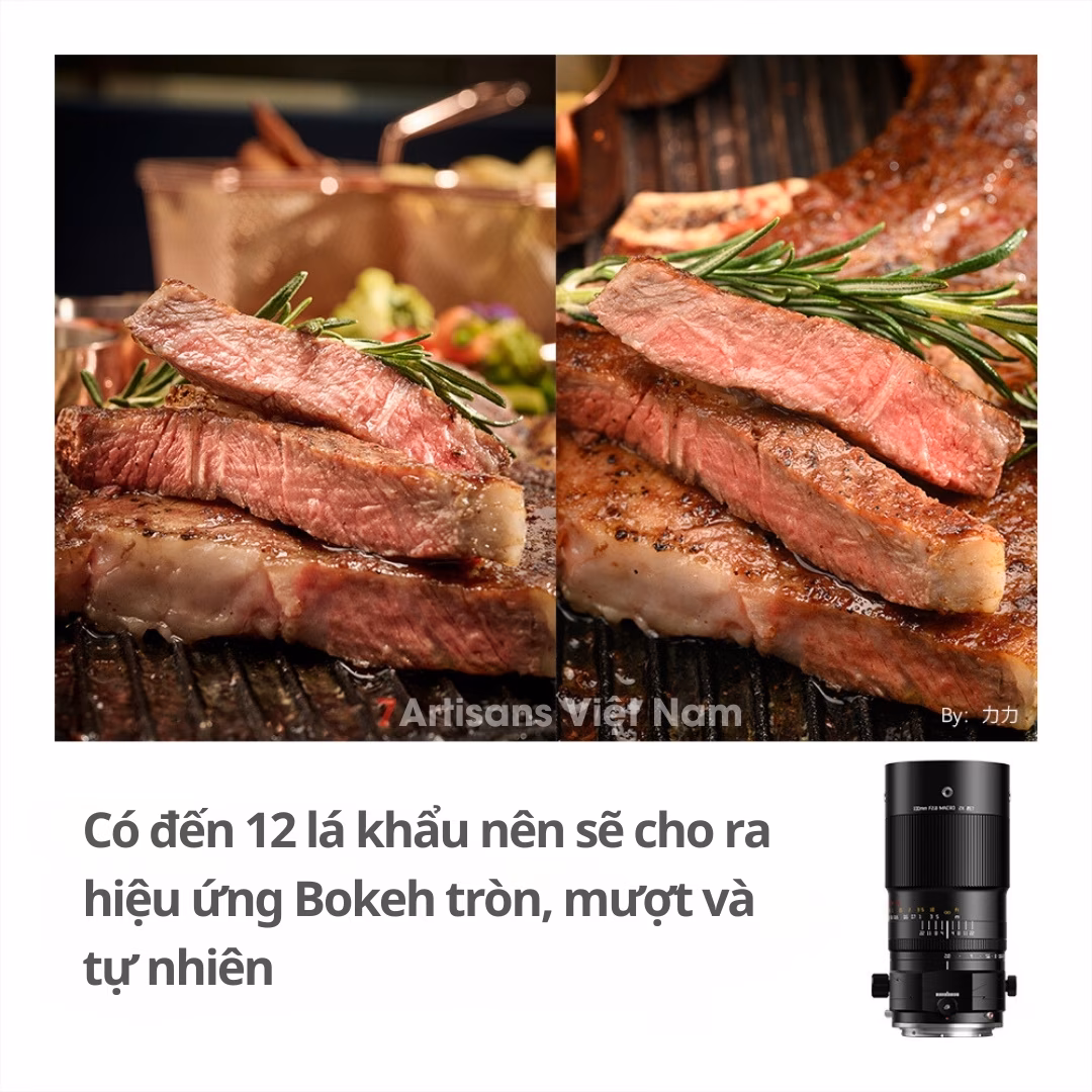 TTArtisan 100mm F2.8 Macro 2X kèm Tilt Shift