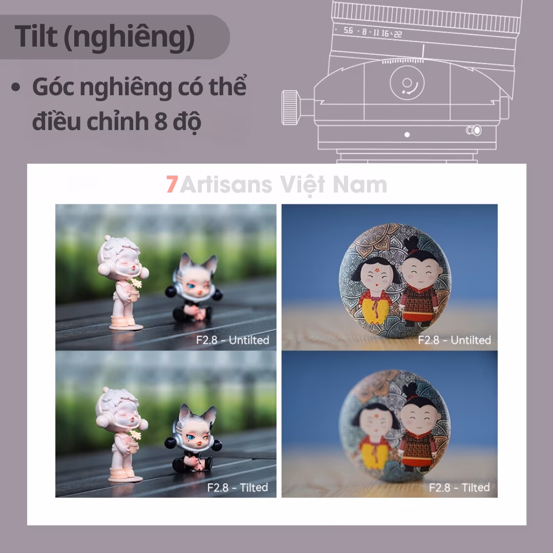 TTArtisan 100mm F2.8 Macro 2X kèm Tilt Shift