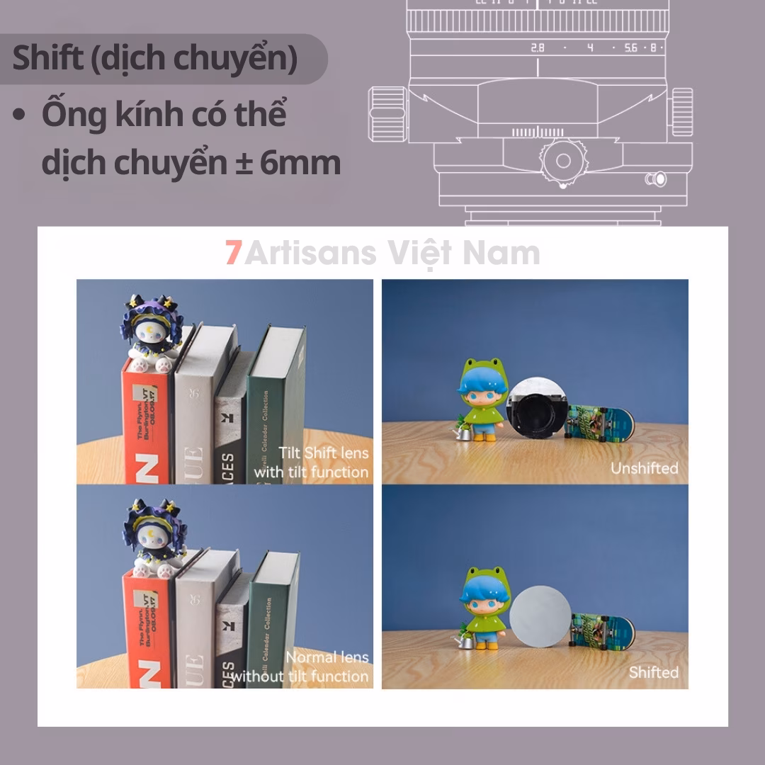 TTArtisan 100mm F2.8 Macro 2X kèm Tilt Shift