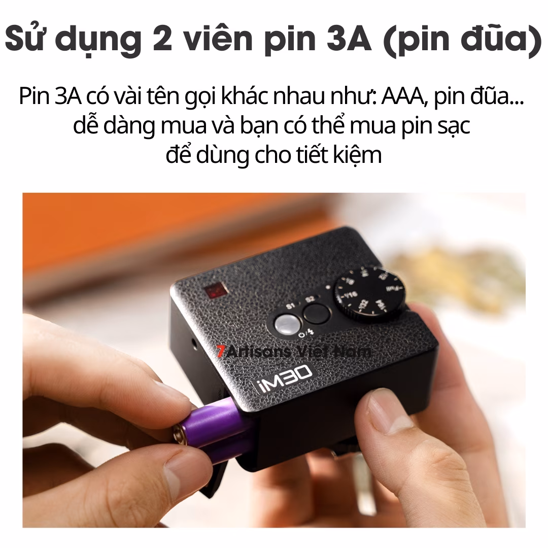 Đèn Flash Godox iM30 nhỏ gọn dùng cho mọi máy ảnh – Chế độ quang học S1/S2, nhiệt độ màu 6500K