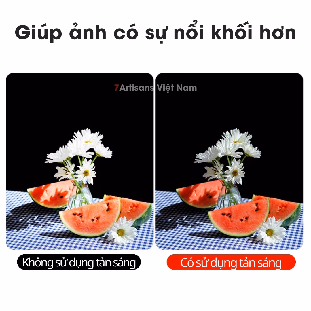 Bộ tản sáng cho đèn Flash Godox Lux Cadet – Phiên bản mới cao cấp không bị hở sáng