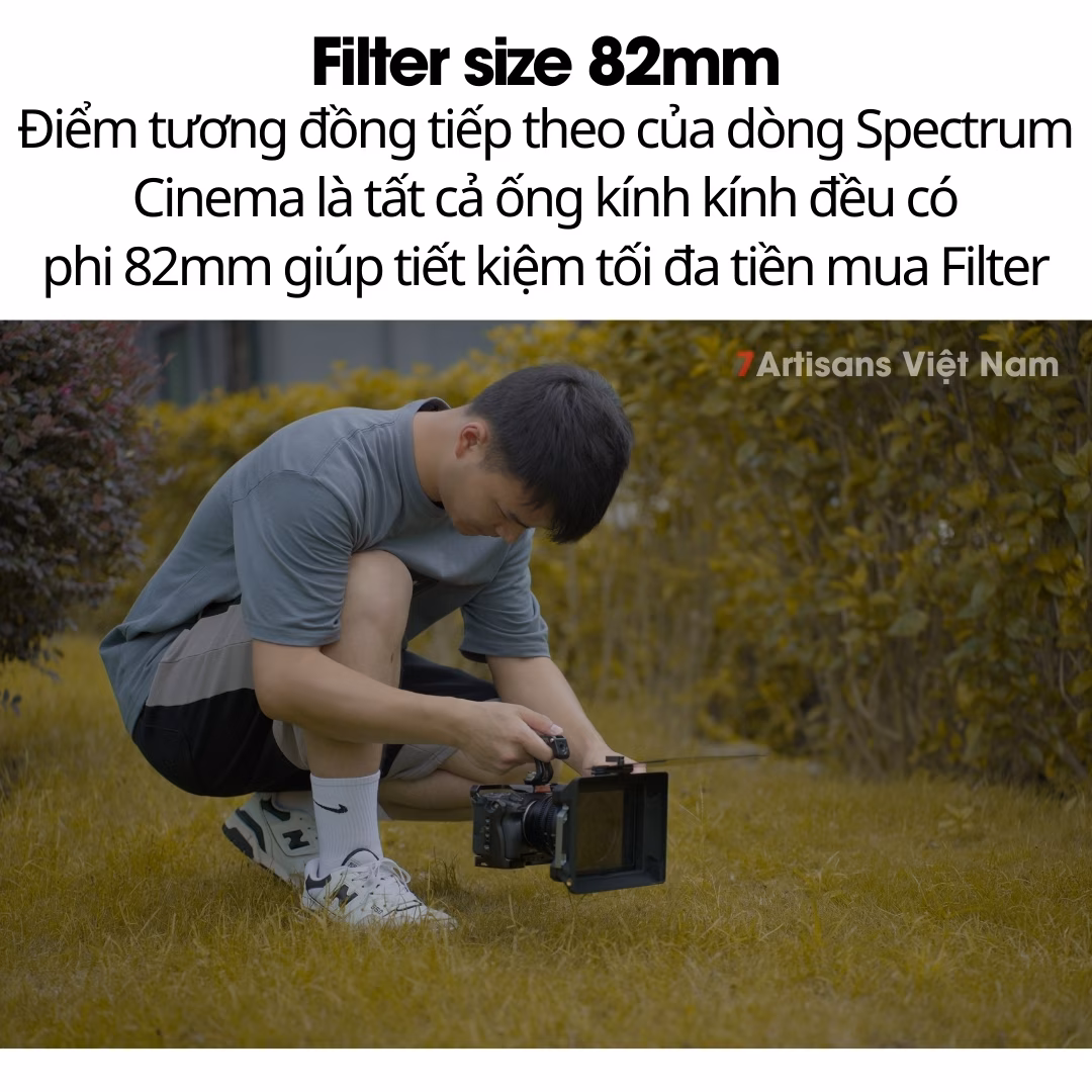 7Artisans 50mm T2.0 – Cine lens Spectrum cho FullFrame
