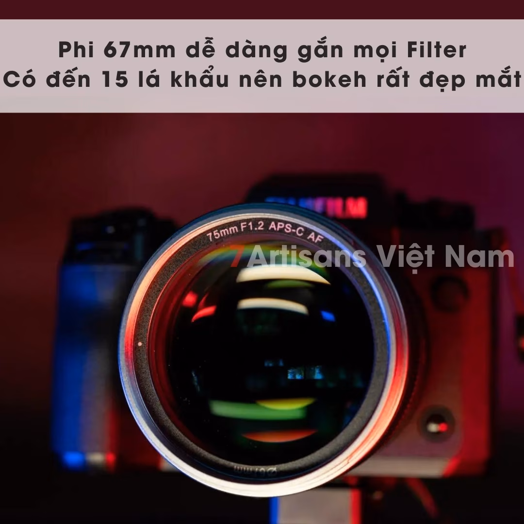 SIRUI 75mm F1.2 Auto Focus – Sirui Sniper AF lấy nét tự động