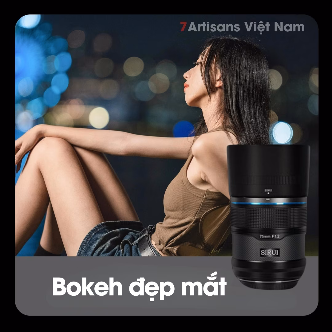 SIRUI 75mm F1.2 Auto Focus – Sirui Sniper AF lấy nét tự động