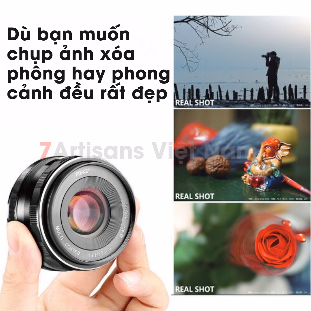 Meike 35mm F1.7 – Lens đa dụng