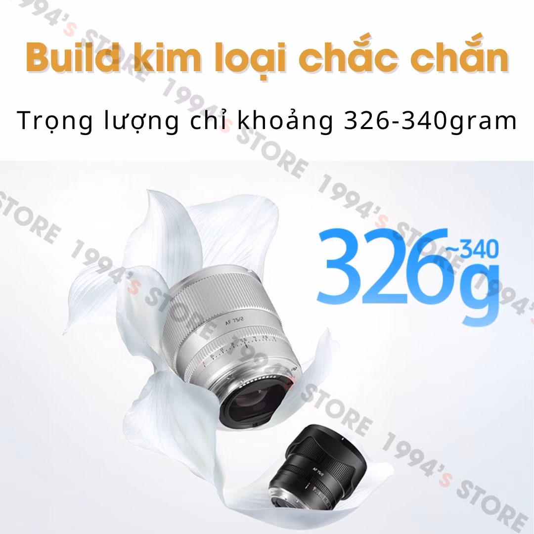 TTArtisan 75mm F2 AF – Lens chân dung xóa phông có Auto Focus for Full-Frame