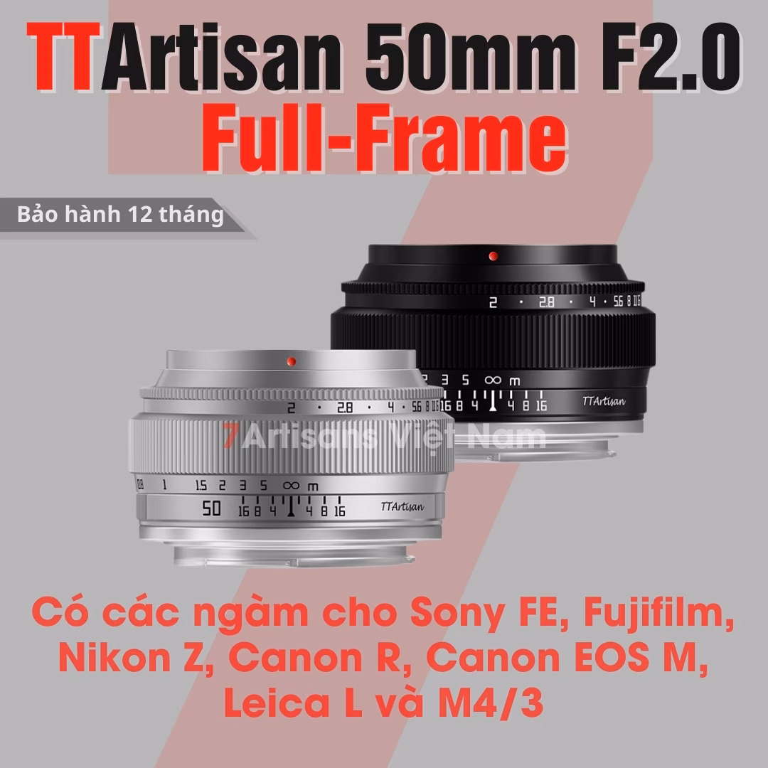 TTArtisan 50mm F2 – Lens Full-Frame