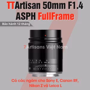 TTArtisan 50mm F1.4 ASPH lens Full-Frame