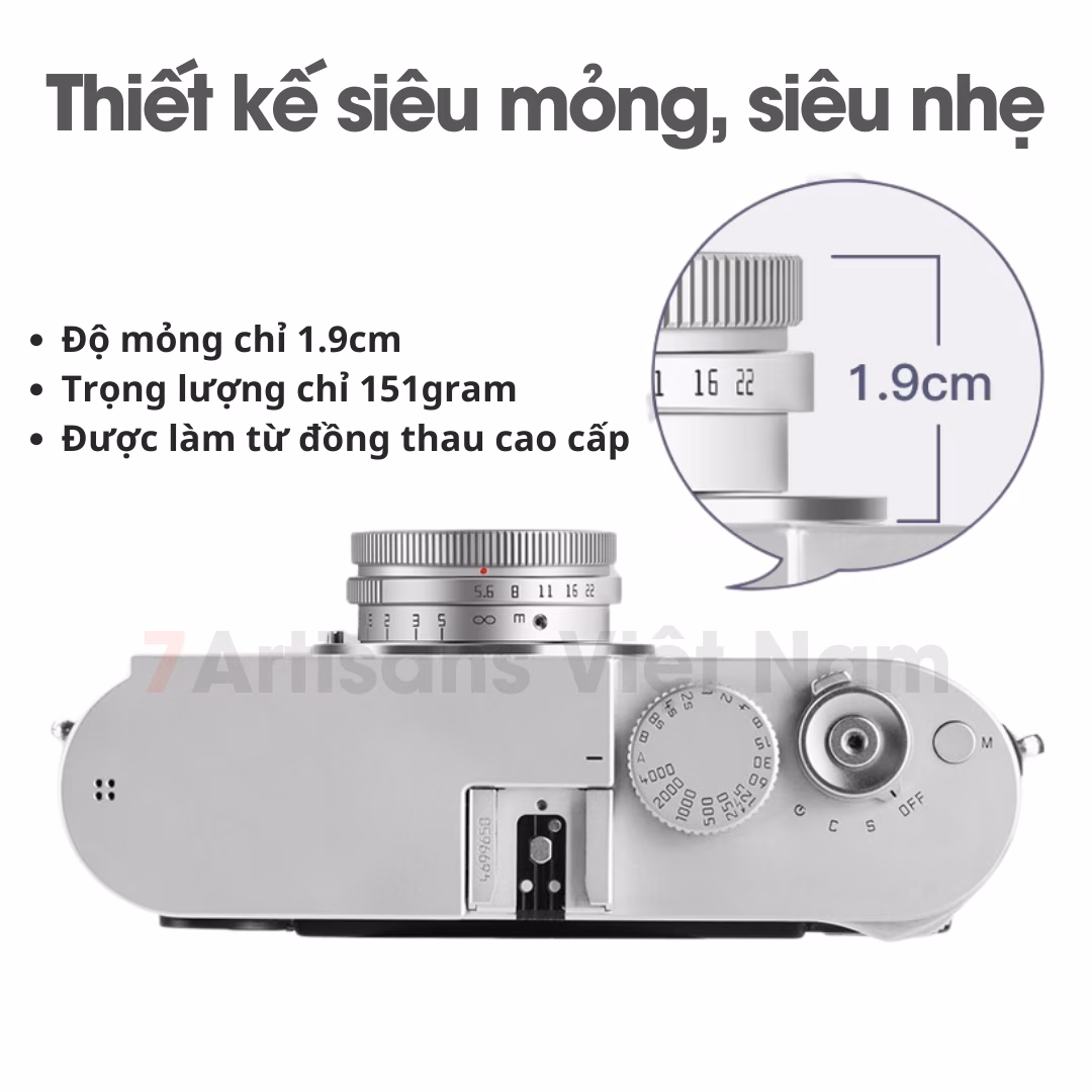 TTArtisan 28mm F5.6 Full-Frame cho Leica M – Lens chụp đường phố siêu nhỏ gọn và siêu đẹp