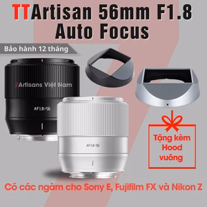 TTArtisan AF 56mm F1.8 Auto Focus – Lens chuyên chân dung lấy nét tự động