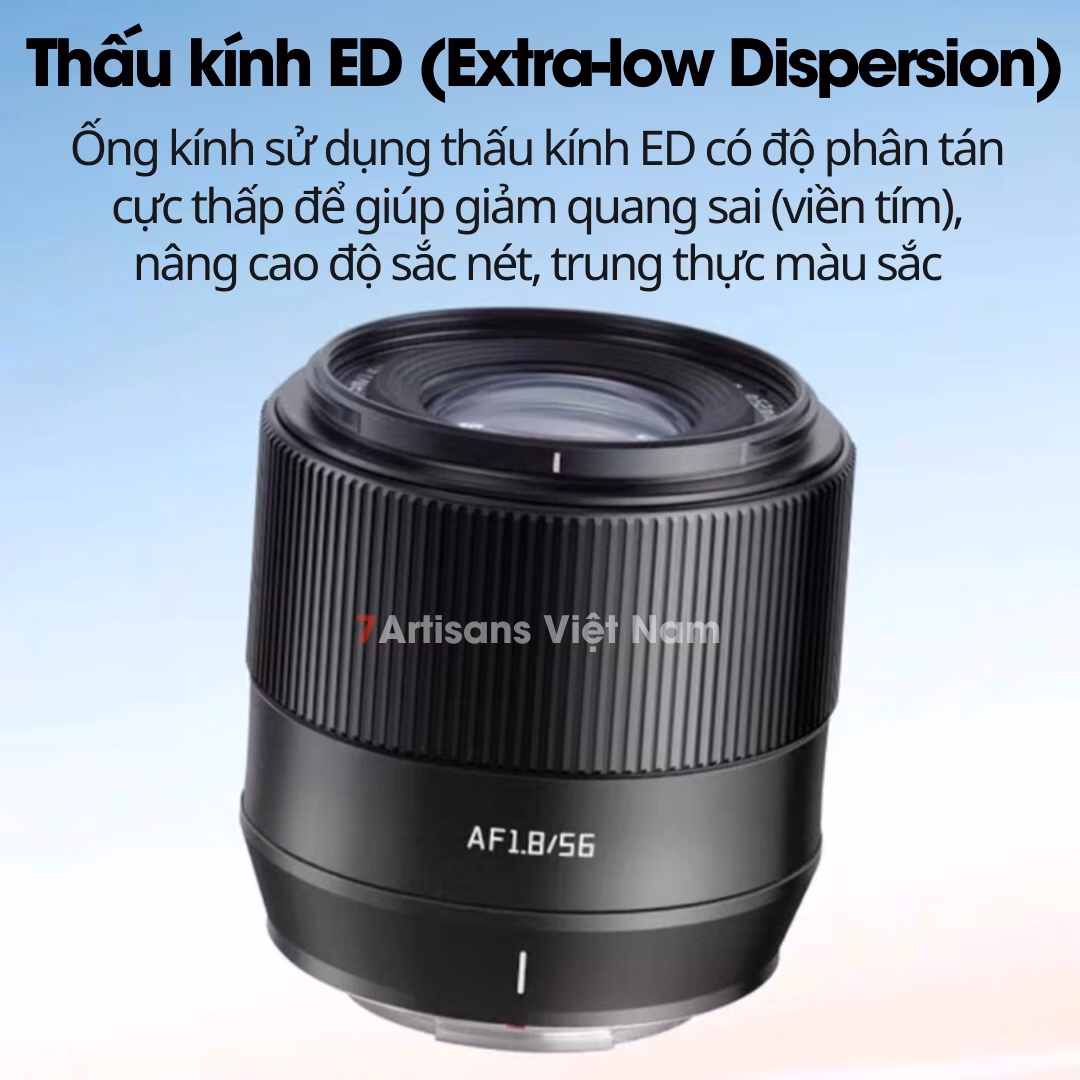 TTArtisan AF 56mm F1.8 Auto Focus – Lens chuyên chân dung lấy nét tự động