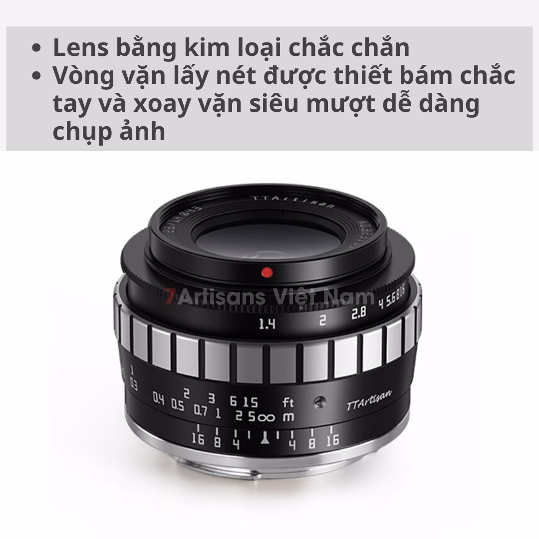 TTArtisan 23mm F1.4 góc rộng đa dụng khẩu lớn