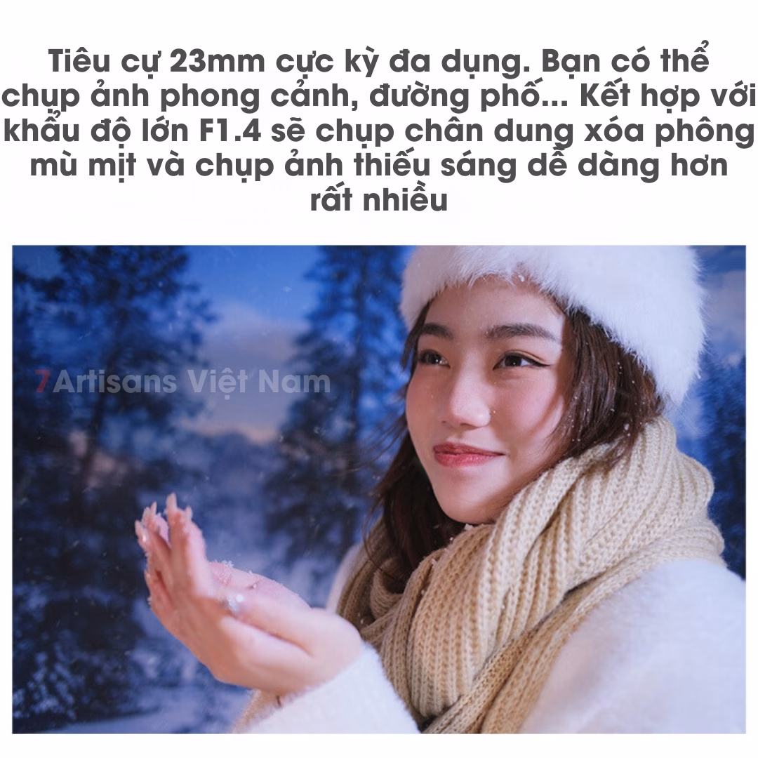 TTArtisan 23mm F1.4 góc rộng đa dụng khẩu lớn