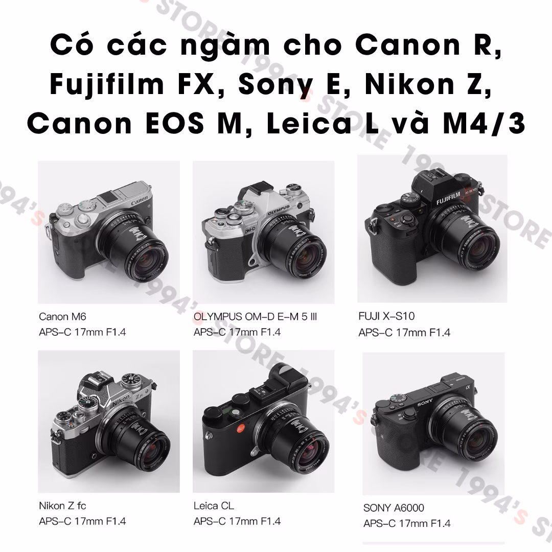 TTArtisan 17mm F1.4 siêu rộng khẩu độ lớn