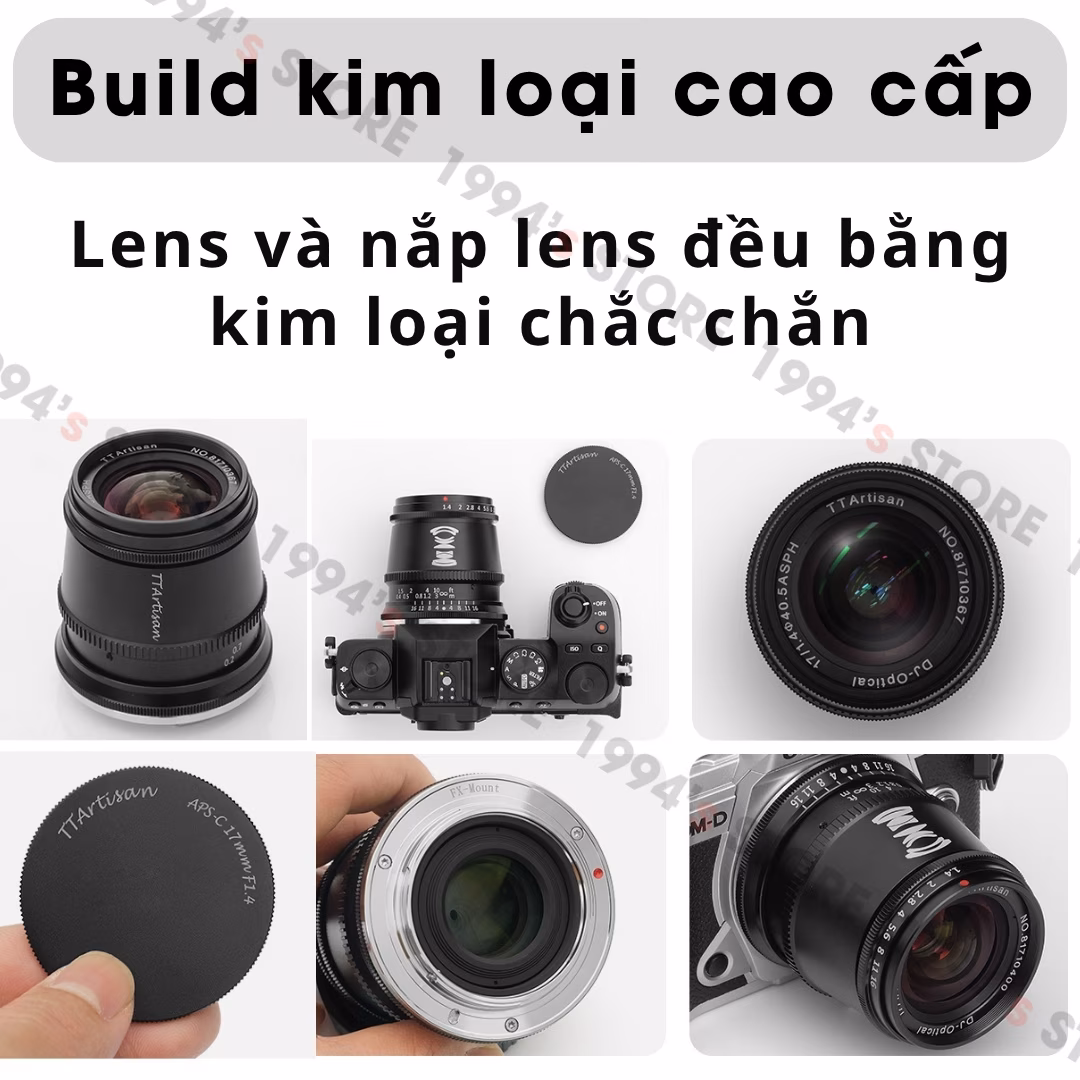 TTArtisan 17mm F1.4 siêu rộng khẩu độ lớn