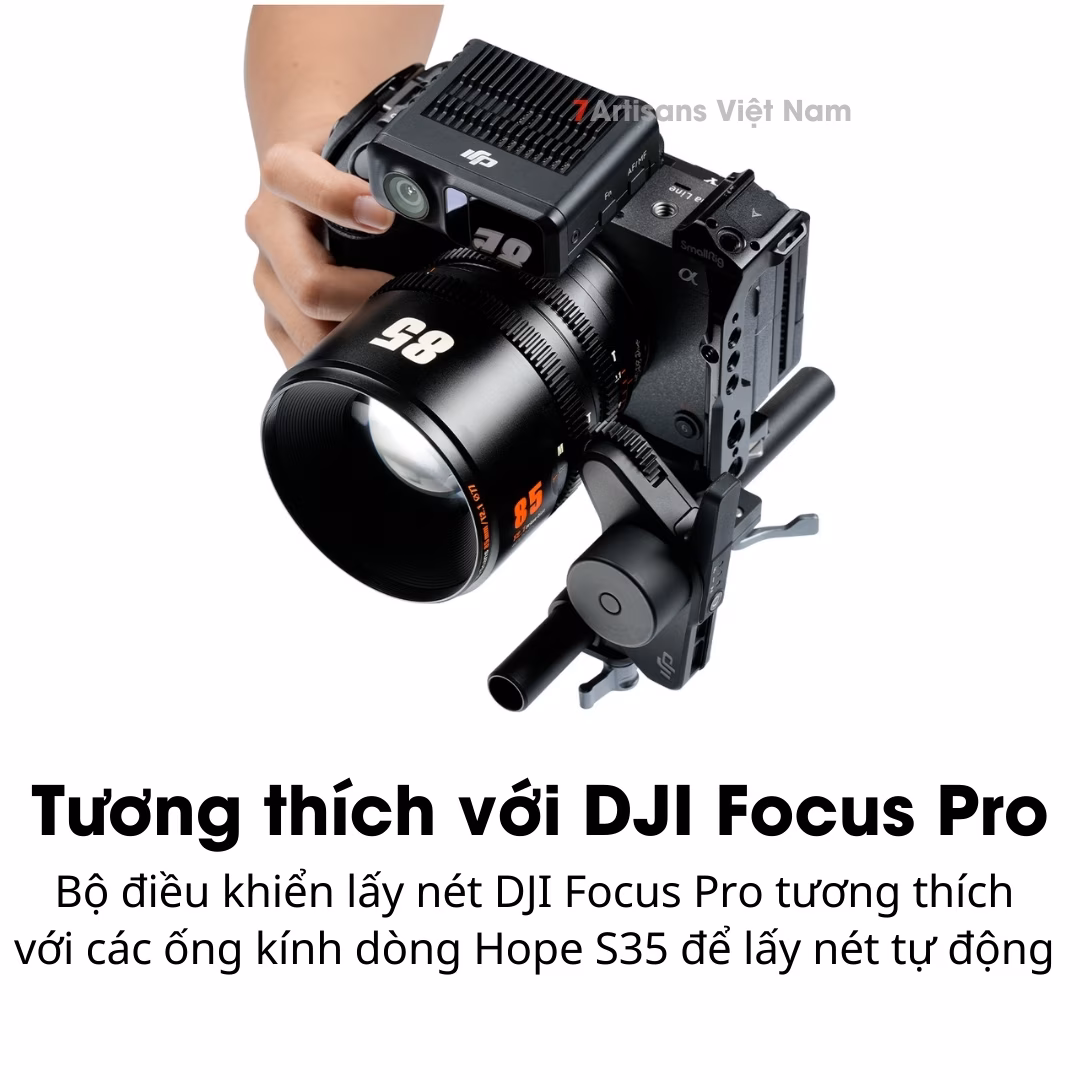 Bộ 6 lens 7Artisans Hope Cine Lens S35 – Ống kính chuyên quay phim 10mm, 16mm, 25mm, 35mm, 50mm và 85mm T2.1 Super35