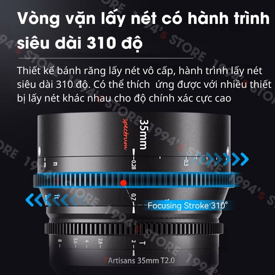 7Artisans 35mm T2.0 – Cine Lens Spectrum cho FullFrame
