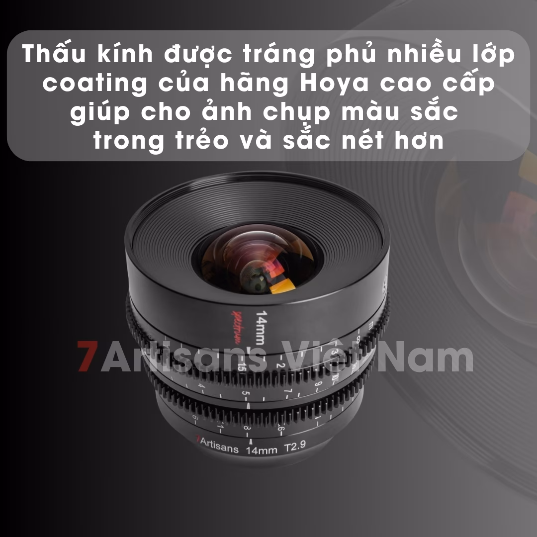 7Artisans Spectrum Cinema Lenses for Full-Frame 14mm T2.9