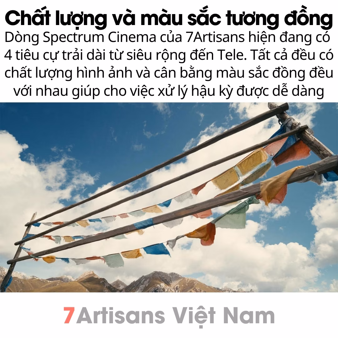 7Artisans Spectrum Cinema Lenses for Full-Frame 14mm T2.9