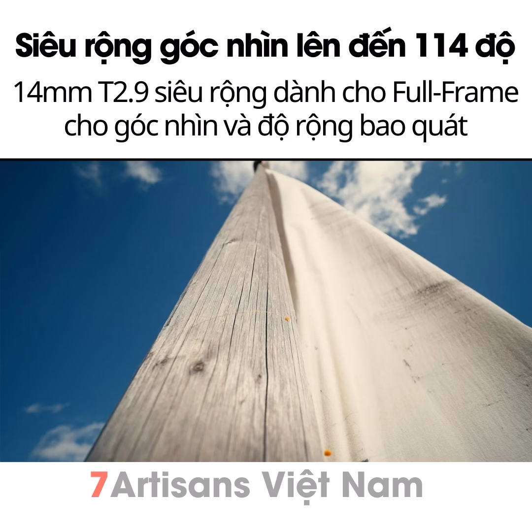 7Artisans Spectrum Cinema Lenses for Full-Frame 14mm T2.9