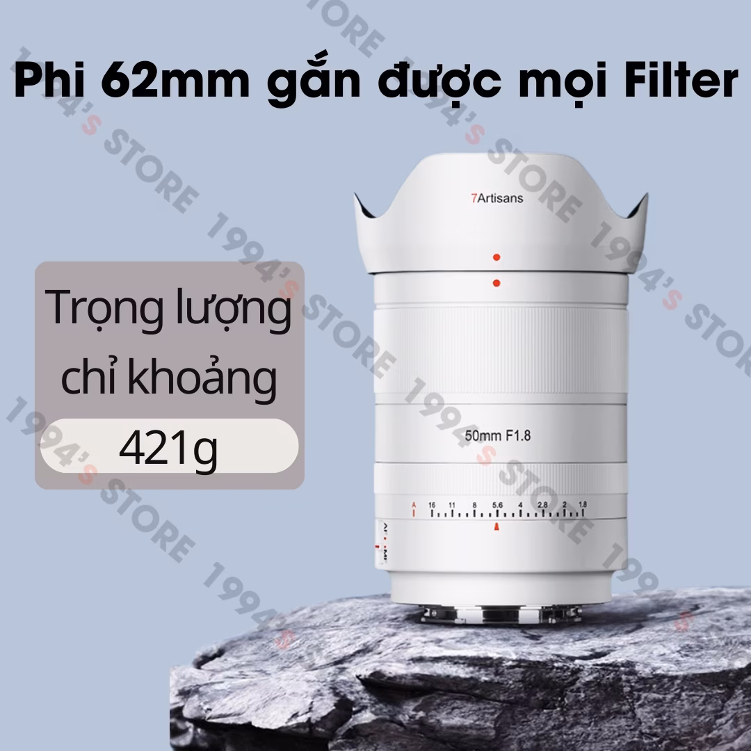 7Artisans AF 50mm F1.8 Auto Focus dành cho Full-Frame