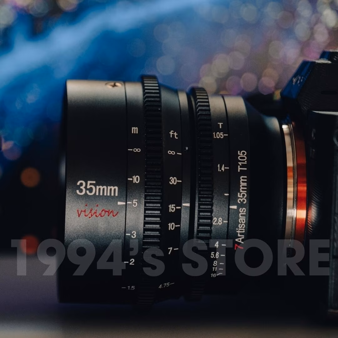 7Artisans 35mm T1.05 Vision Cine Lens cho Crop APS-C