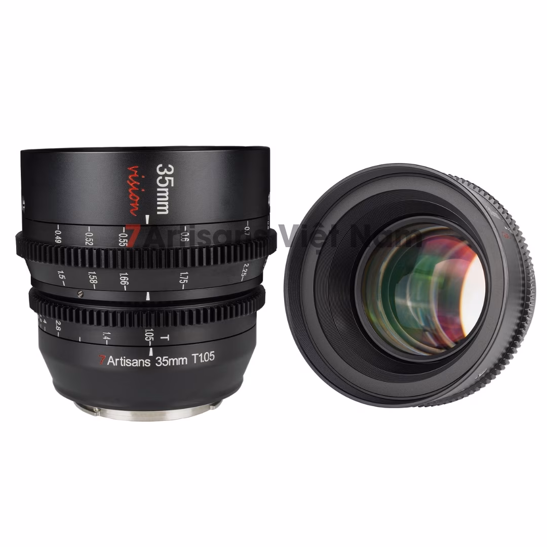 7Artisans 35mm T1.05 Vision Cine Lens cho Crop APS-C