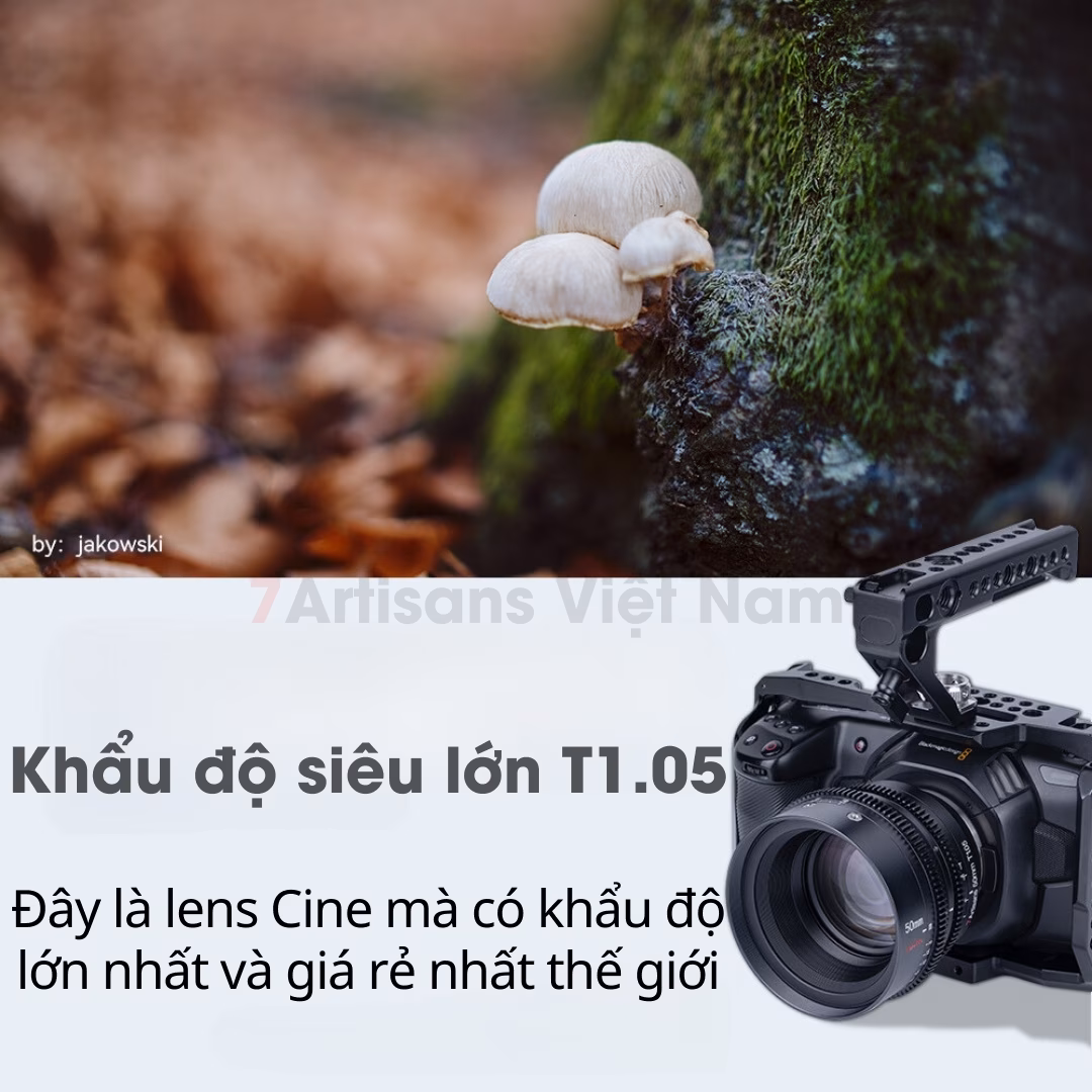 7Artisans 25mm T1.05 Vision Cine Lens