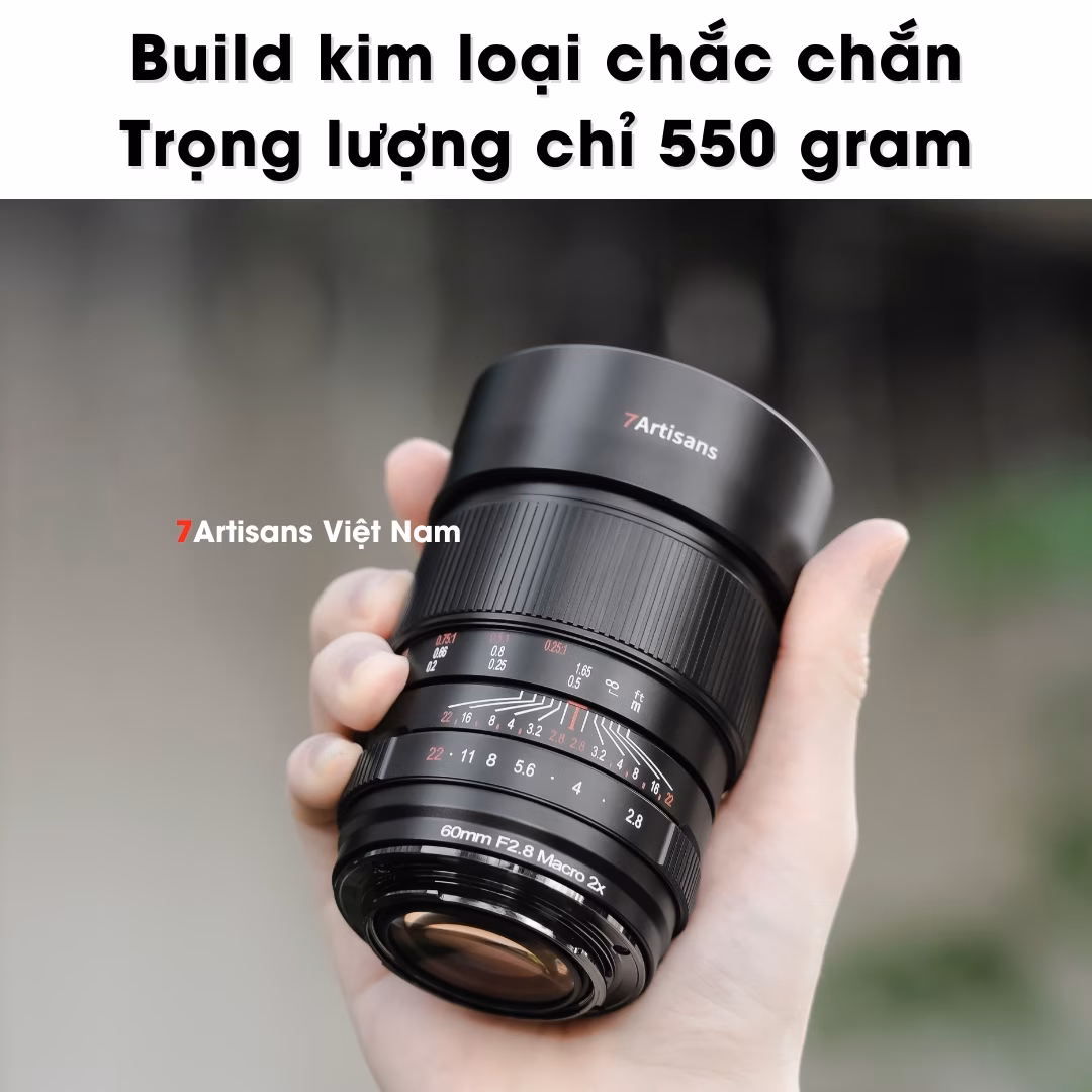 7Artisans 60mm F2.8 2X Ultra Macro 2:1