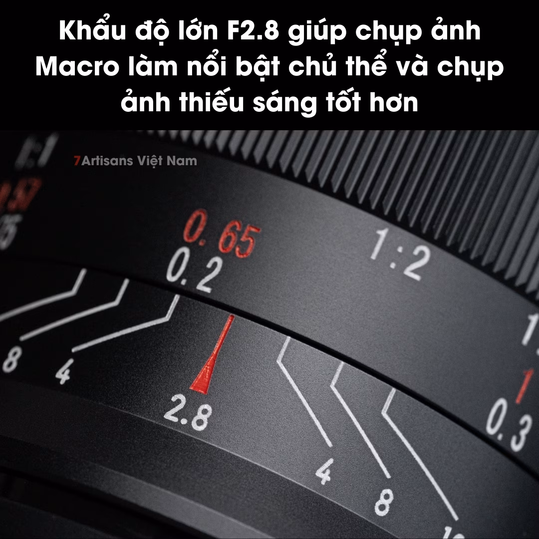 7Artisans 60mm F2.8 Mark II – Macro 1:1