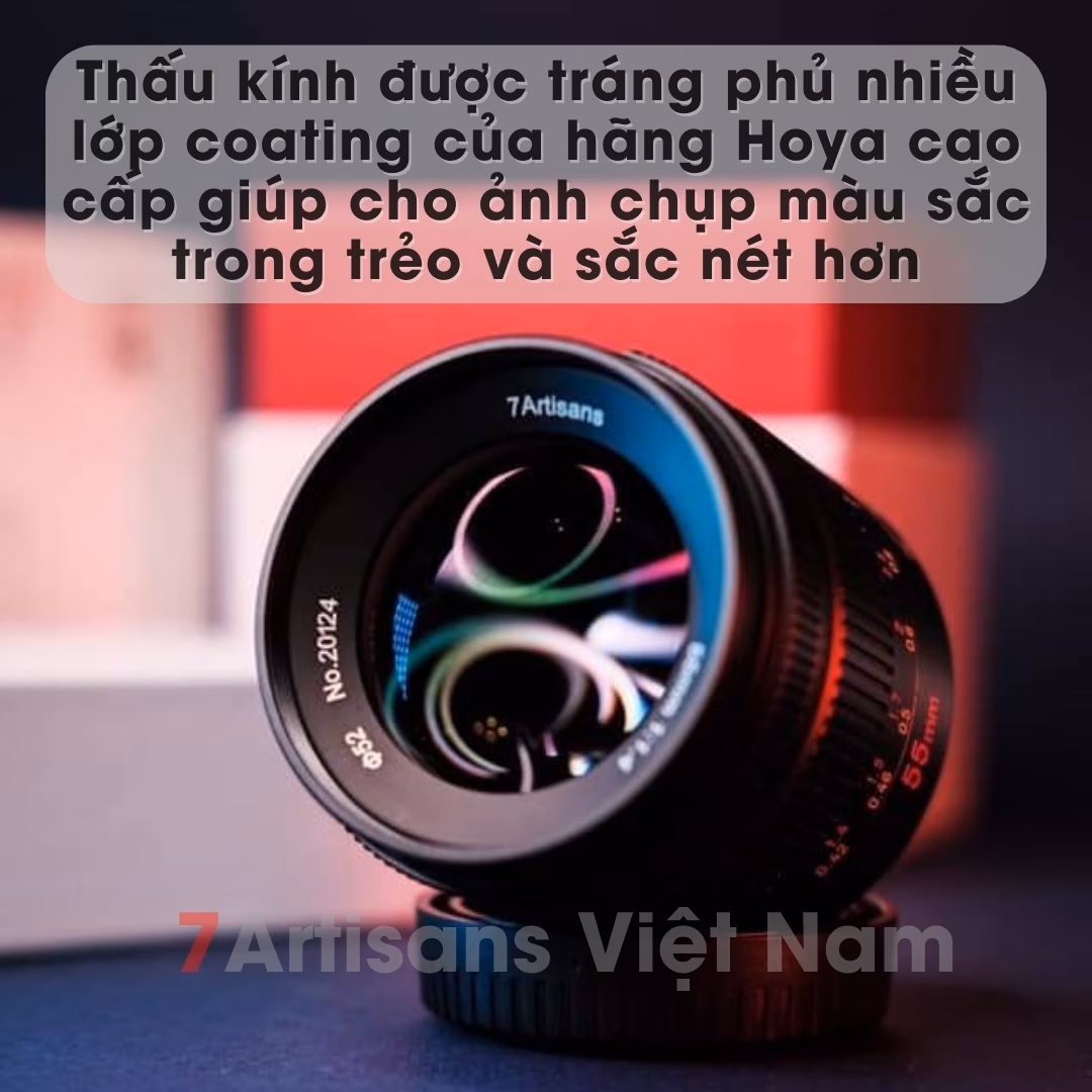7Artisans 55mm F1.4 Mark II – Lens chân dung xóa phông