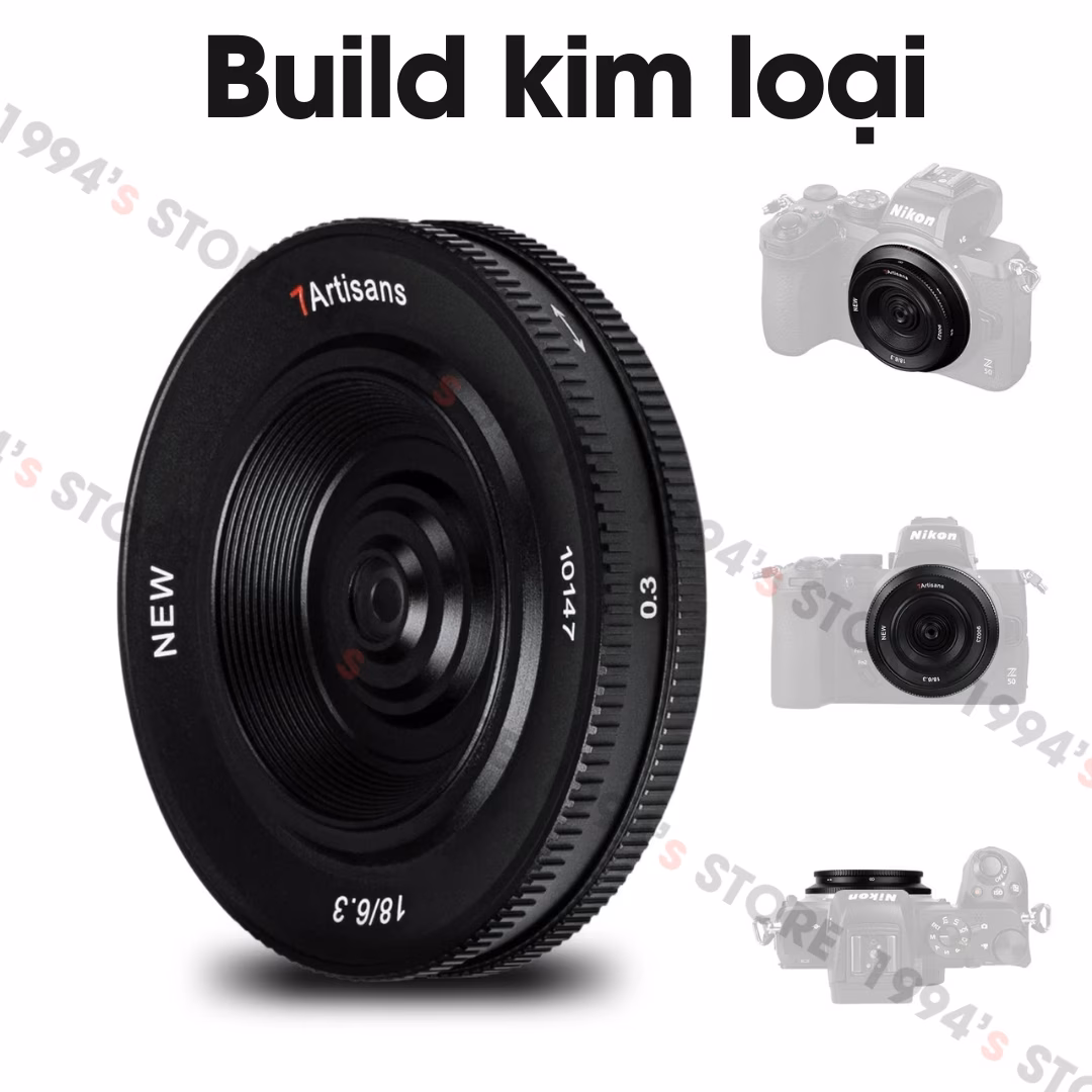 7Artisans 18mm F6.3 Mark II Siêu rộng Siêu nhỏ gọn – Pancake