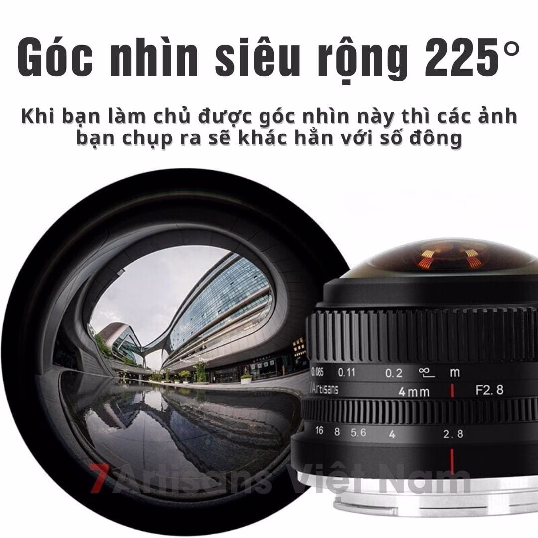 7Artisans 4mm F2.8 Circular Fisheye
