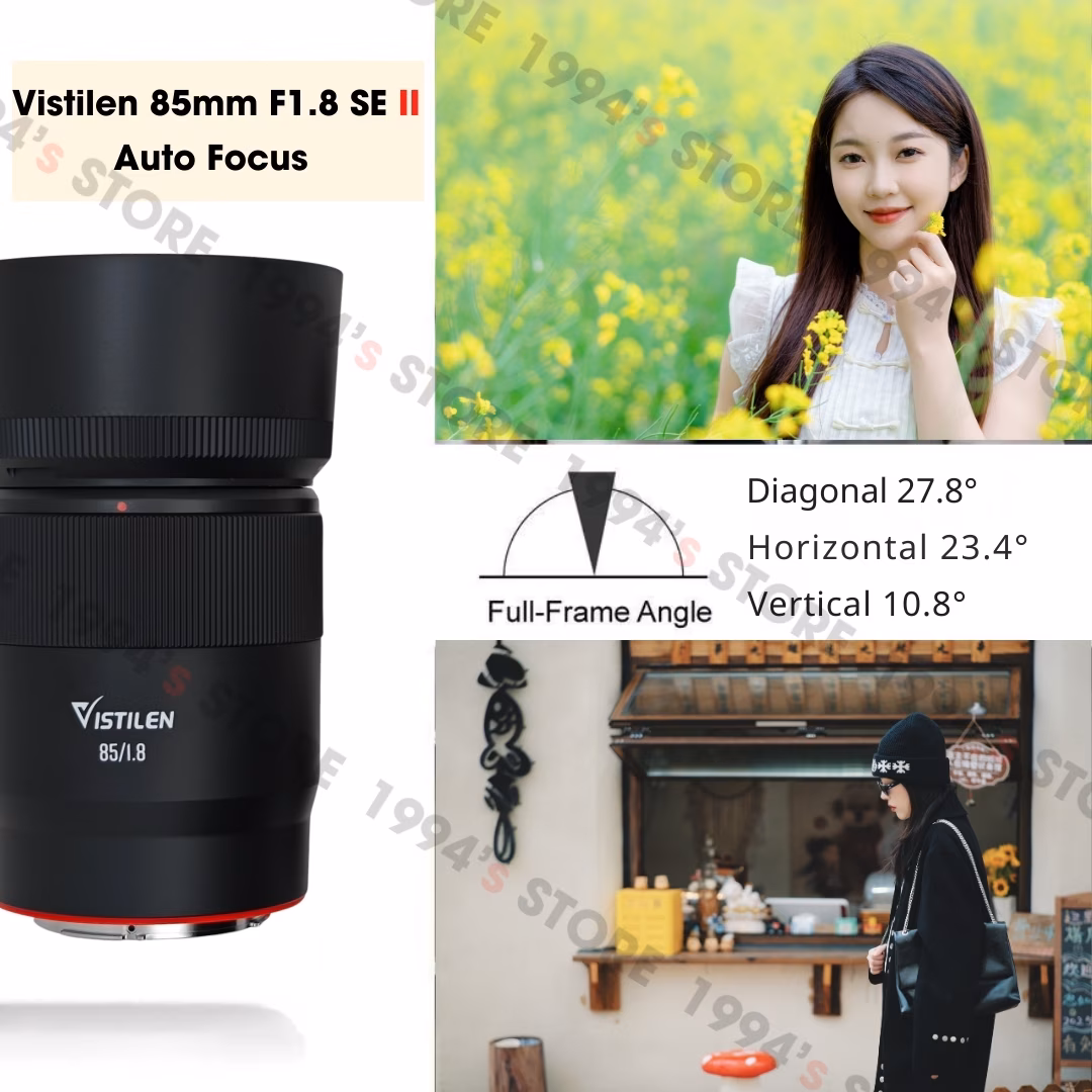 Vistilen 85mm F1.8 SE II Auto Focus – Lens chuyên chân dung for Full-Frame cho Canon R/RF
