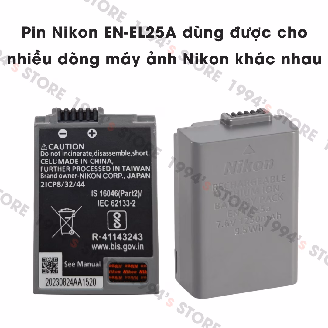 Pin máy ảnh Nikon EN-EL25A