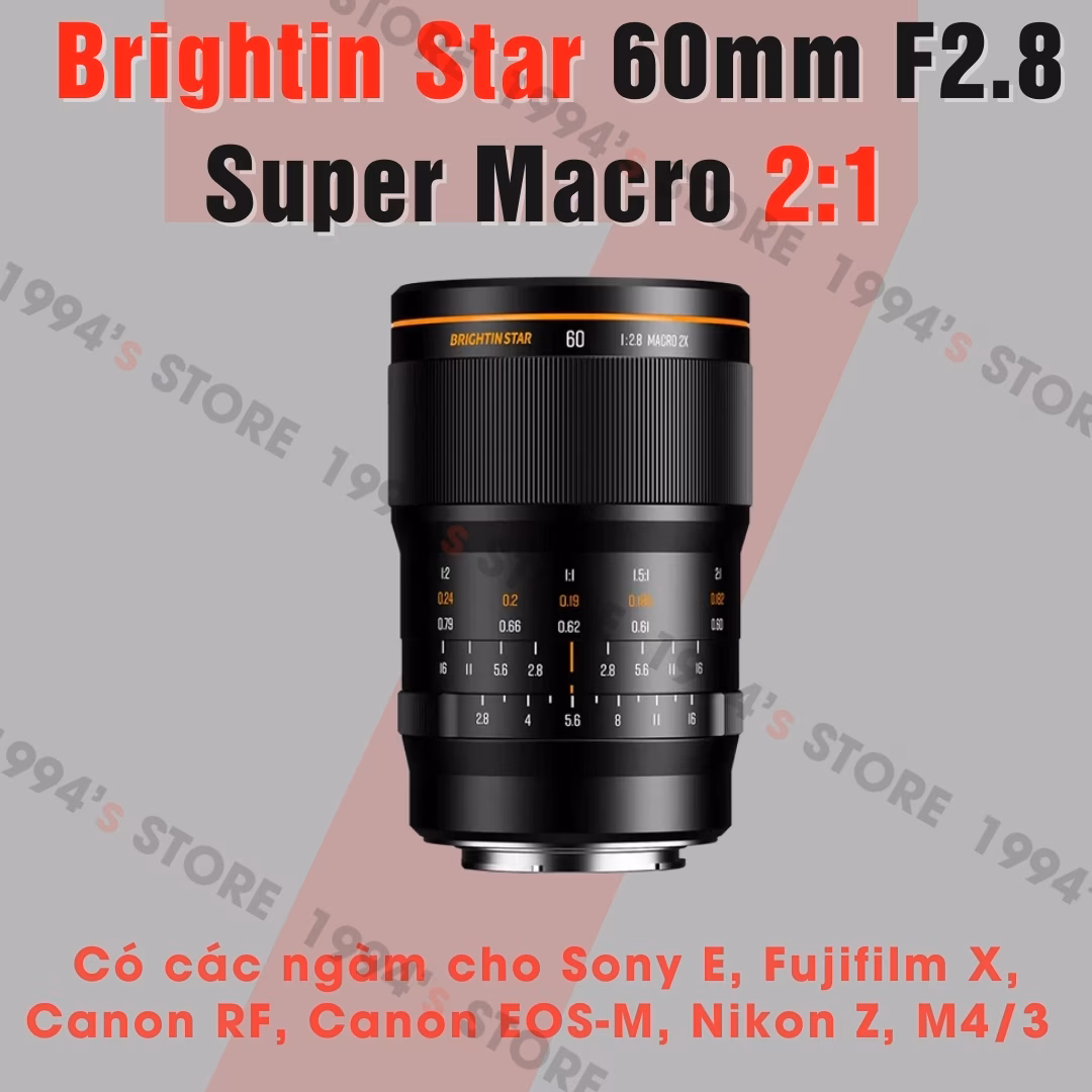 Brightin Star 60mm F2.8 Super Macro 2:1
