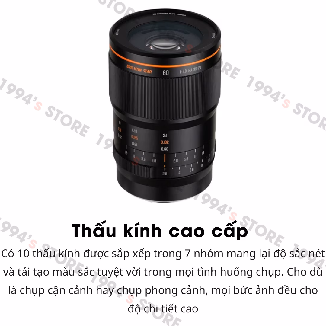 Brightin Star 60mm F2.8 Super Macro 2:1