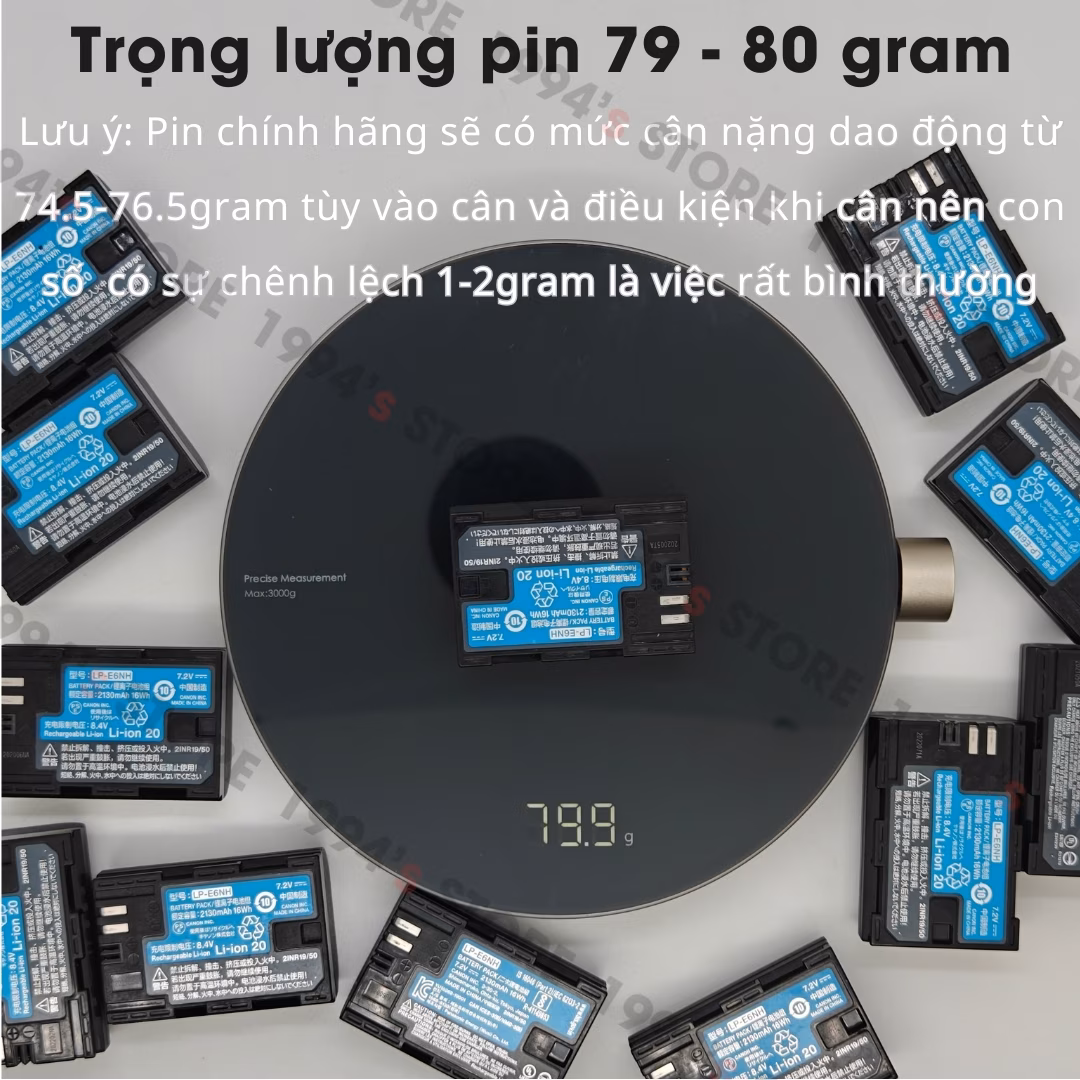 Pin cho máy ảnh Canon LP-E6NH